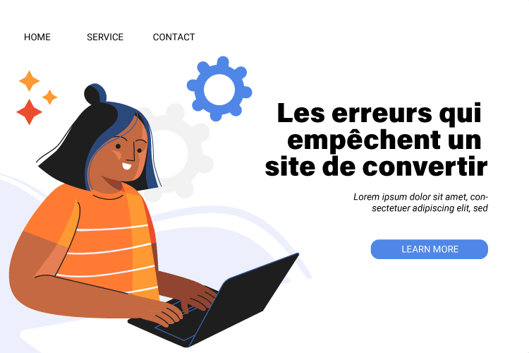 Les erreurs qui empêchent un site de convertir